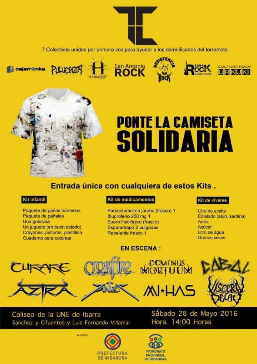 Cartel promocional del concierto. 