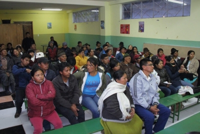 En agosto de 2018, los pobladores de González Suárez participaron en la socialización de los estudios de adoquinado de la vía González Suárez – Pijal Alto.