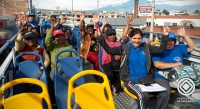 Los pacientes del club disfrutaron de un día de recreación en el complejo turístico y viajaron en el bus panorámico para observar el paisaje imbabureño.