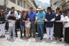 Acto emotivo en el que se inauguró la obra vial.