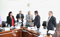 Posesión del flamante viceprefecto de Imbabura, Napoleón de la Torre.