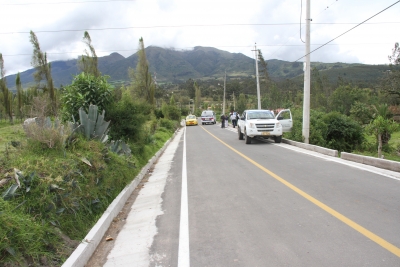 El asfaltado de la vía Piava – San Pedro – Piava Chupa fue construido mediante una inversión 674.981 dólares.