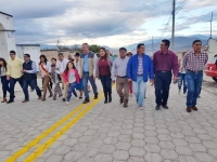 Nueva vía adoquinada de 1 kilómetro se inauguró para brindar progreso y tranquilidad en importante sector del cantón Ibarra.
