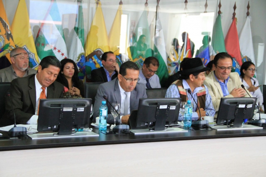 Durante la asamblea de Prefectos en el Congope se abordó el tema de la reducción de recursos para los Gobiernos Provinciales.