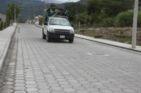 Obras viales que impulsan el desarrollo de esta localidad, han sido ejecutas por la Prefectura de Imbabura.