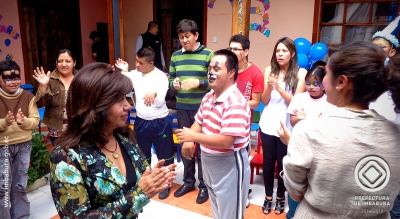Momentos de emoción se vivió en el Patronato Provincial durante este festejo.