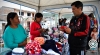 El Prefecto de Imbabura, Pablo Jurado, recorre el Centro Asociativo de Comercio de San Blas, ubicado en la plaza principal.