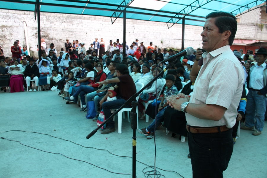 Inauguración de infraestructura para el comercio de las mujeres pertenecientes a la UNORCAC.