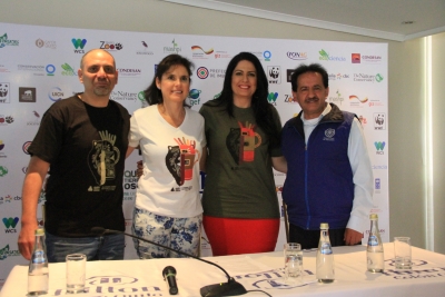 Raúl Argoti, director de Gestión Ambiental de la Prefectura de Imbabura, durante la presentación oficial del evento internacional.