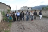 El prefecto de Imbabura, Pablo Jurado, acompañado de los moradores de la Compañía, recorre la vía Atahualpa.