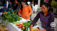 Los productores del centro de comercio asociativo reciben apoyo de la prefectura para el desarrollo de su labor