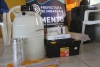 Tanque de inseminación artificial entregado por la Prefectura para los pequeños ganaderos de la zona.