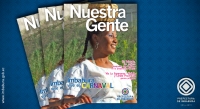 Portada de la edición de la revista “Nuestra Gente”.