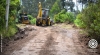 Los trabajos de compactación están listos en esta vía que será asfaltada por la Prefectura de Imbabura.