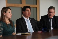 Acto de cierre del Proyecto GDPLAF, con la presencia de las autoridades de la Prefectura, representantes de la Unión Europea y de la Mancomunidad del Norte del Ecuador.  
