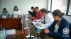 Las autoridades del Consejo Provincial durante la sesión extraordinaria en la que se aprobó la entrega de las condecoraciones.