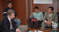 El Prefecto de Imbabura, Pablo Jurado, solicita asesoramiento en los modelos de gestión que han tenido éxito en Tungurahua a su similar, Fernando Naranjo Lalama.