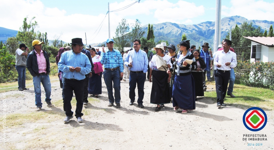 Recorrido a las comunidades de San Rafael para conocer la situación de las vías. 