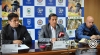 Junto a los representantes de entidades públicas y sectores empresariales, el prefecto de Imbabura, Pablo Jurado, informa sobre los preparativos para atraer masivamente a los turistas.