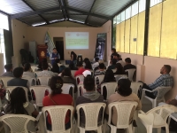 Talleres realizados en la parroquia San Francisco de Sigsipamba para sensibilizar sobre la importancia de propiciar un ambiente de respeto entre las comunidades y el oso andino.