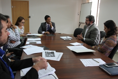 Autoridades de la Prefectura de Imbabura durante la presentación de los resultados de la consultoría para la implementación del Fondo del Agua.