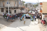 Acto de inauguración de las obras de infraestructura física en la comunidad Cachiviro de San Rafael.
