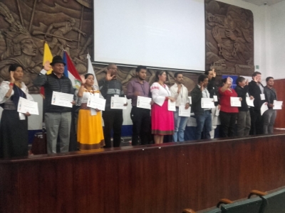 Los nuevos consejeros provinciales electos.