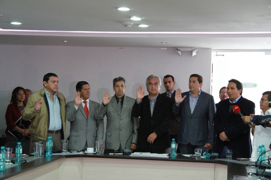 Las autoridades que presiden el CONGOPE se comprometen a defender los intereses de las entidades provinciales que se deben a la comunidad. 
