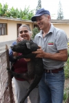 En la parroquia Tumbabiro del cantón Urcuquí, varias familias se integraron al proyecto de crianza del cerdo ibérico.