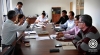Reunión de trabajo para definir la ejecución de las obras en Mariano Acosta.