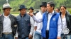 Acompañado de los pobladores, el prefecto de Imbabura, Pablo Jurado, recorre los caminos de San Francisco de La Rinconada