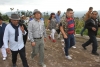 Inauguración de la obra de empedrado en esta localidad campesina de Imbabura.