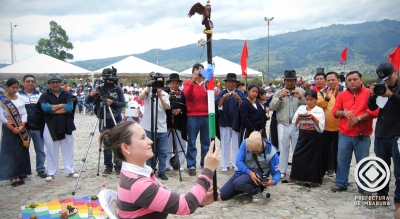 Las comunidades rurales posesionan y entregan bastón de mando a autoridades