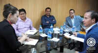 Viceprefecta de Imbabura, recibe a la delegación del cantón Pedro Vicente Maldonado, Provincia de Pichincha.