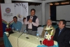 El prefecto Pablo Jurado da la bienvenida a los delegados de la UNESCO que arribaron a la provincia.
