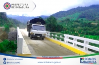Moderno puente construido entre Rocafuerte y Chinambí de las parroquias La Carolina y Jacinto Jijón y Caamaño. 