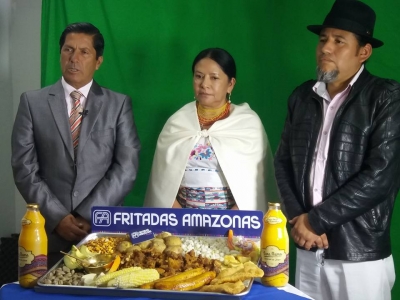 Promoción de las fiestas del carnaval en Quito por parte de la representación de la Comisión Técnica de Turismo de Imbabura.