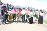 Obras de vialidad ejecutadas en las comunidades El Morlán, San José de Punge y Cuicocha Centro.