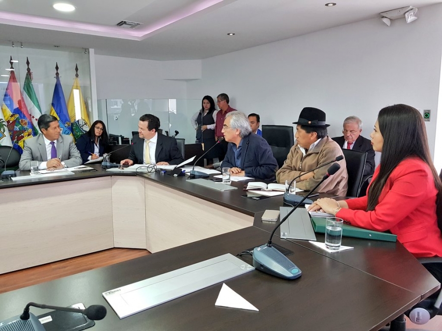 Mejorar la coordinación entre el Ministerio de Agricultura, Secretaría del Agua y las prefecturas fue una de las conclusiones de la reunión mantenida ayer en el Congope.