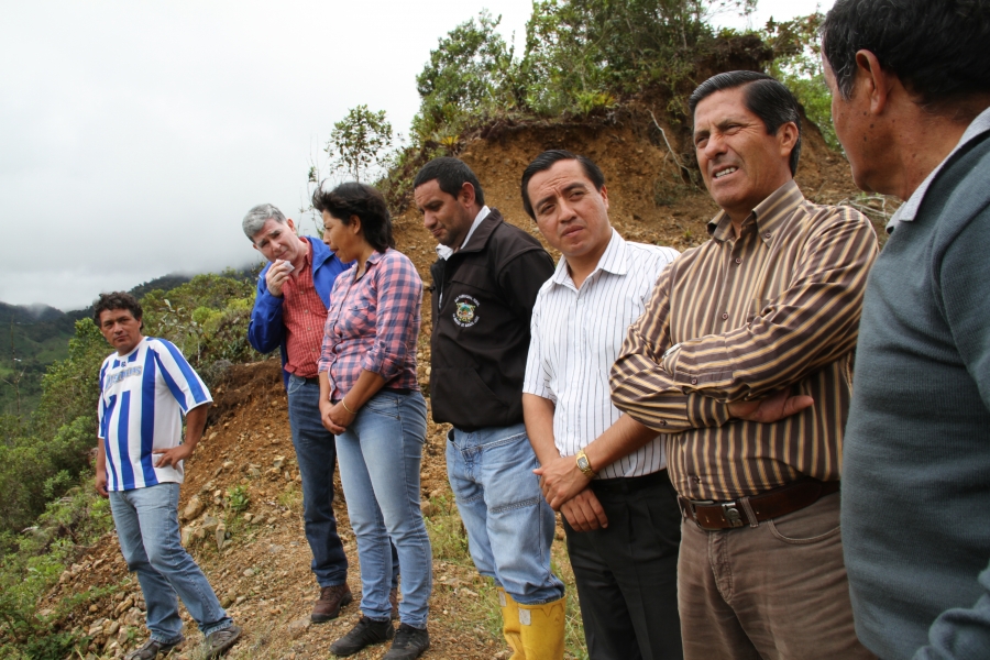 Recorrido a las comunidades de la parroquia Buenos Aires de Urcuquí.