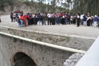 Obra vial ejecutada por la Prefectura.